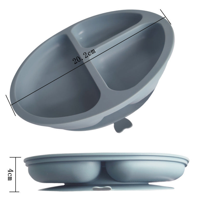 assiette en silicone pour enfant/bébé
