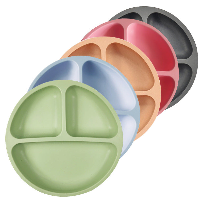 assiette en silicone pour enfant/bébé