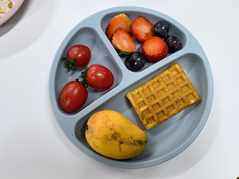 assiette en silicone pour enfant/bébé