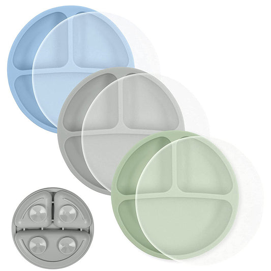 assiette en silicone pour enfant/bébé
